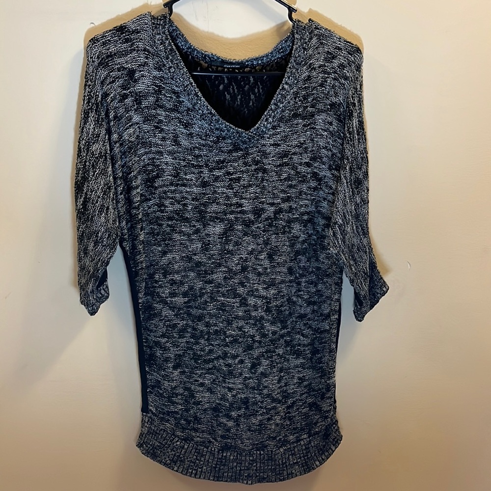 Lace back sweater